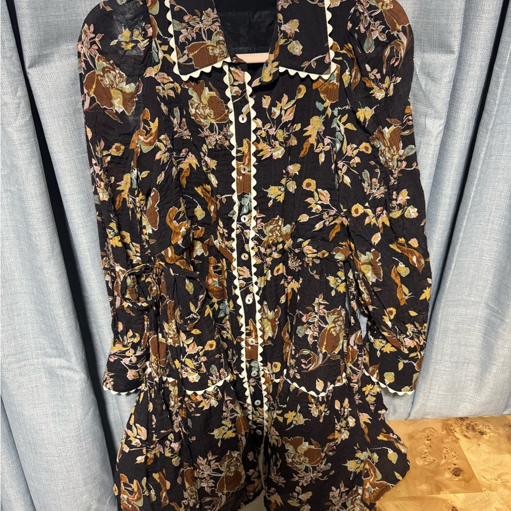 Entro Black Floral Dress